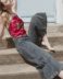 Jean jupe culotte