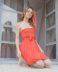 Robe bustier rouge taille S