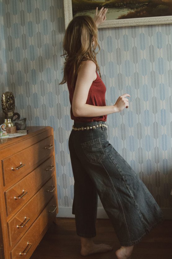 Jean jupe culotte – Image 4