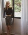 Crop top velours taille 1