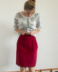 Jupe en cuir taille 38