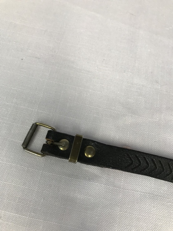 Ceinture noire en cuir – Image 4