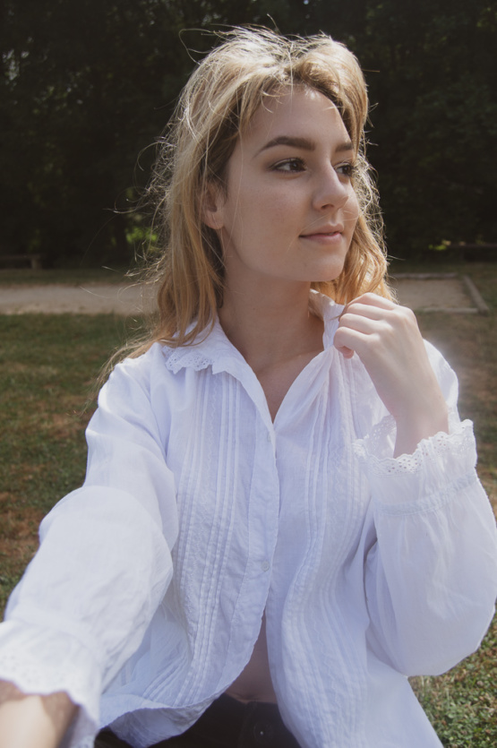 chemisier blanc taille 2