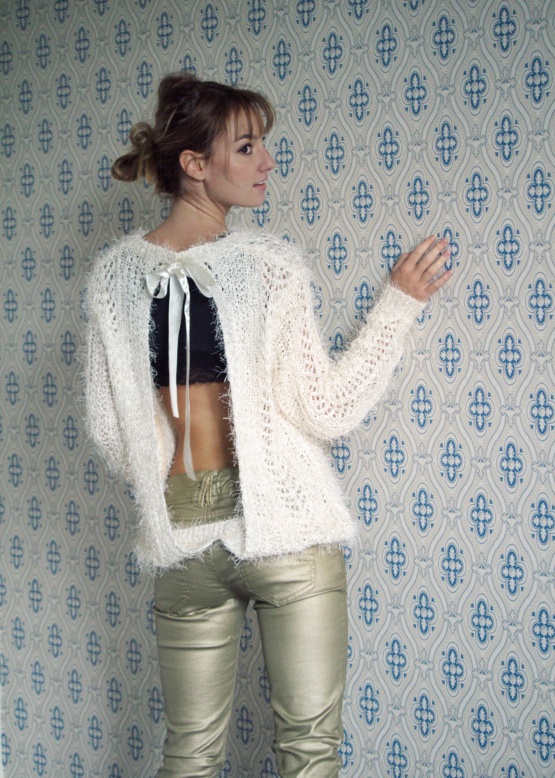 Pull dos nu taille unique