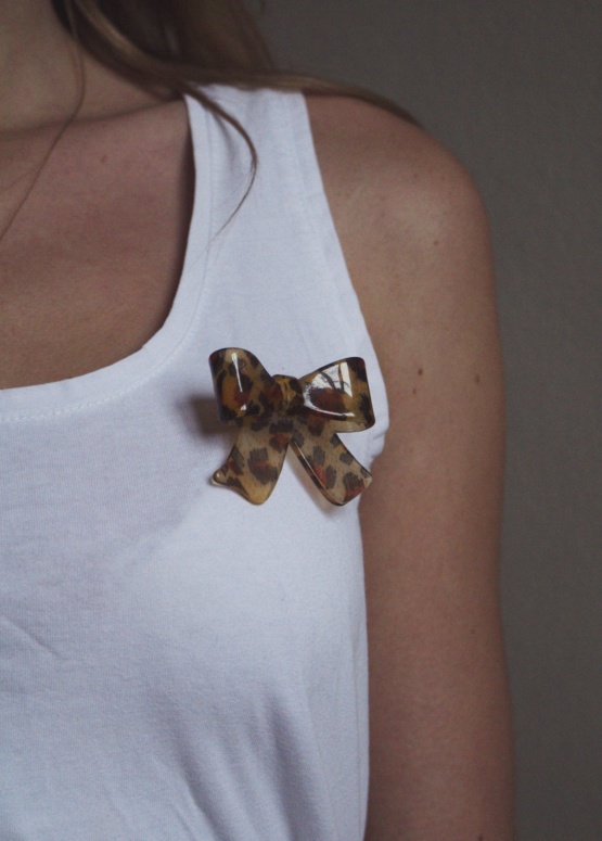 Broche léopard