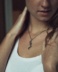 collier argenté ronds