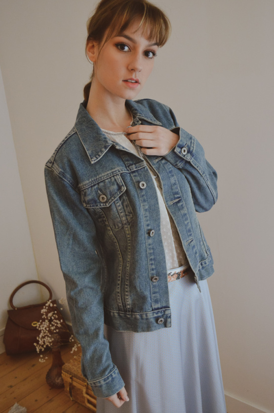 Blouson en jean taille M – Image 4