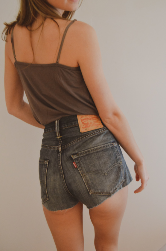 Short en jean Levis 501 T38