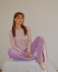 Pantalon rose/mauve T1