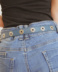 ceinture cuir bleu 90 cm