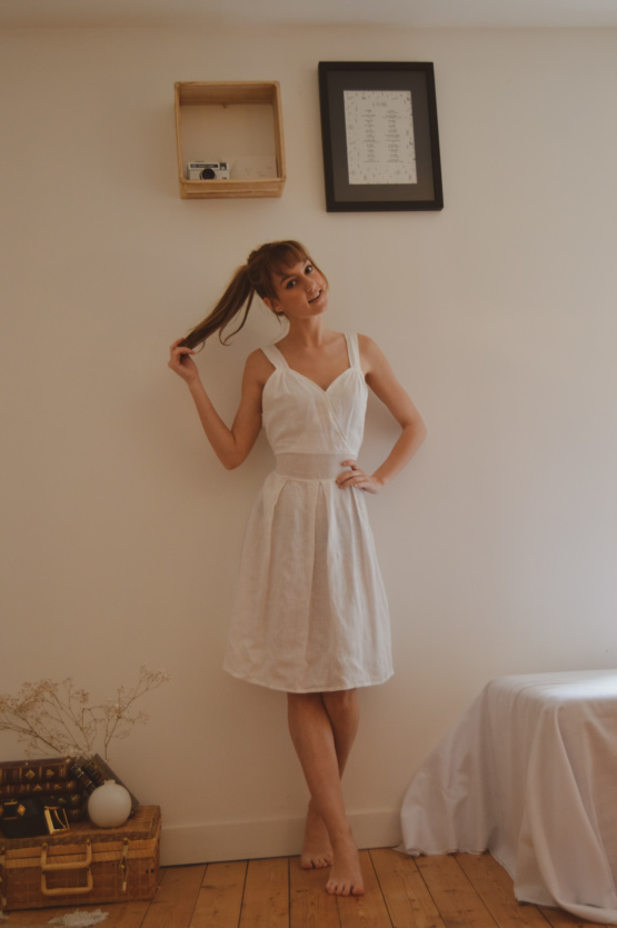 Robe blanche t 36-38 – Image 5