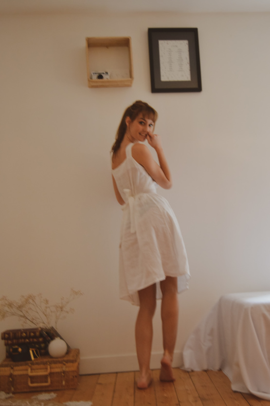 Robe blanche t 36-38 – Image 4