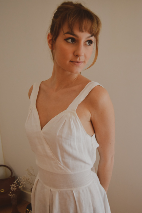 Robe blanche t 36-38 – Image 3