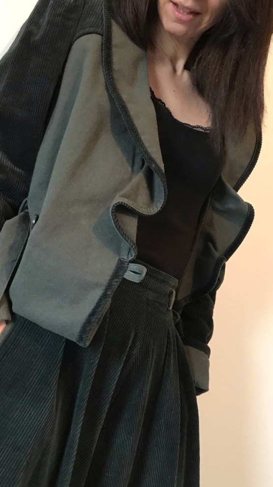Veste velours kaki T 36 – Image 6