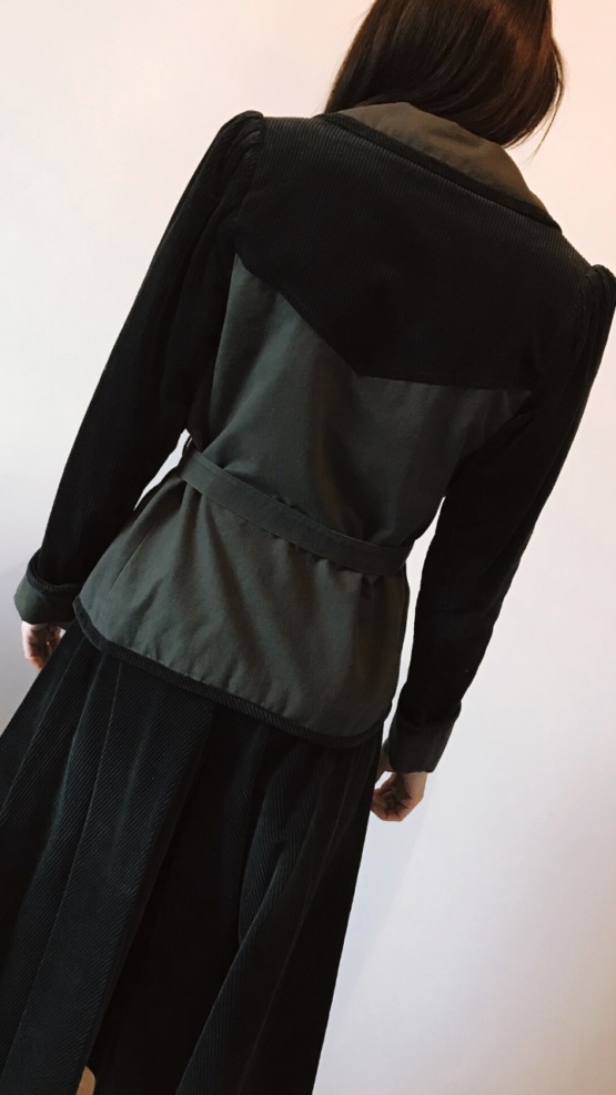 Veste velours kaki T 36 – Image 4