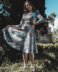 Robe vintage bleue T40