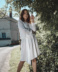 Robe blanche vintage taille 38