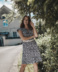 Robe noire et blanche T38
