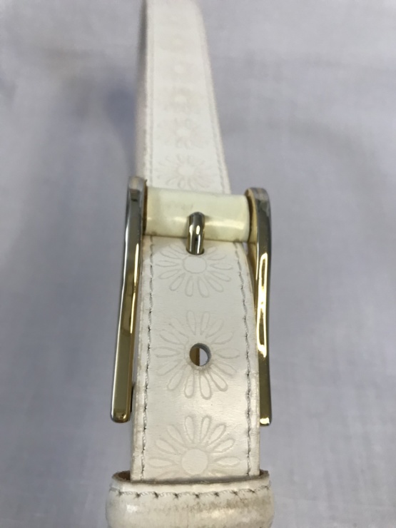 ceinture blanche Made In France 89 cm – Image 7