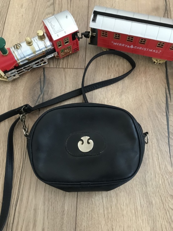 petit sac cuir bleu