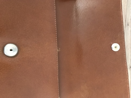 sac cuir marron vintage – Image 3