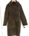 Manteau cuir marron T38