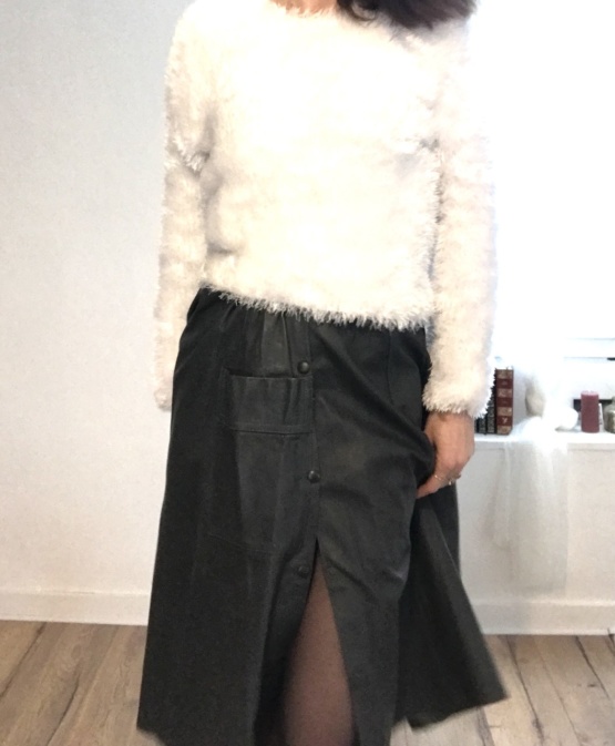 Pull blanc T 36/38 – Image 2