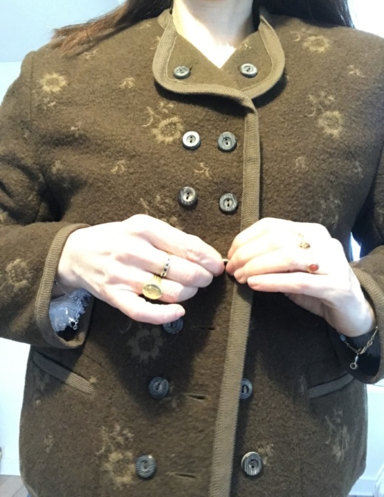 Veste marron vintage T42 – Image 5