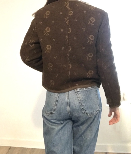 Veste marron vintage T42 – Image 4