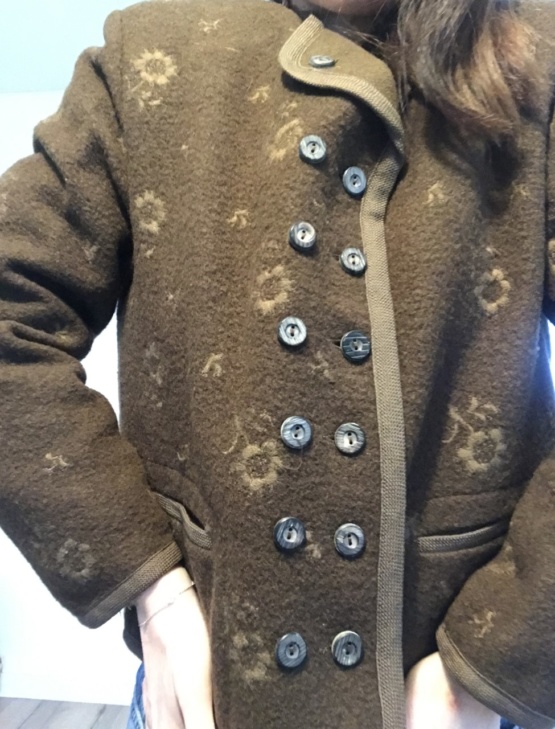 Veste marron vintage T42 – Image 3