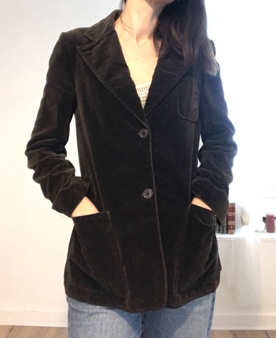 Blazer velours T38 – Image 2