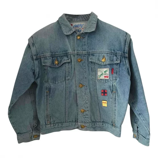 Veste en jean manches amovibles T36 – Image 2