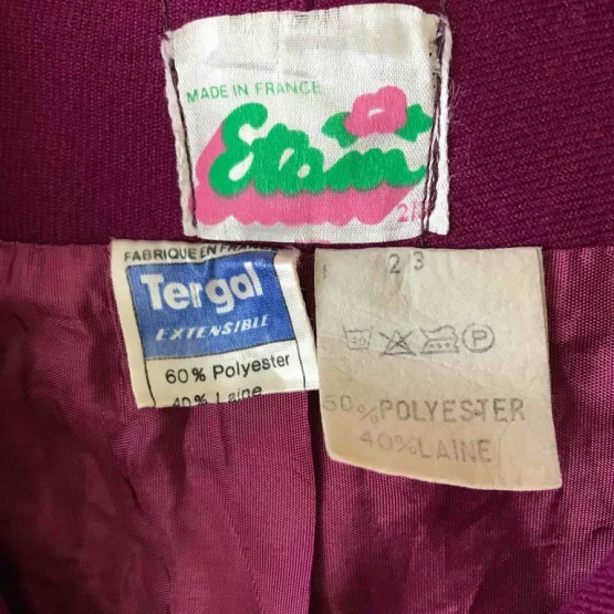 veste fuschia T 38 – Image 3