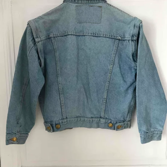 Veste en jean manches amovibles T36 – Image 3