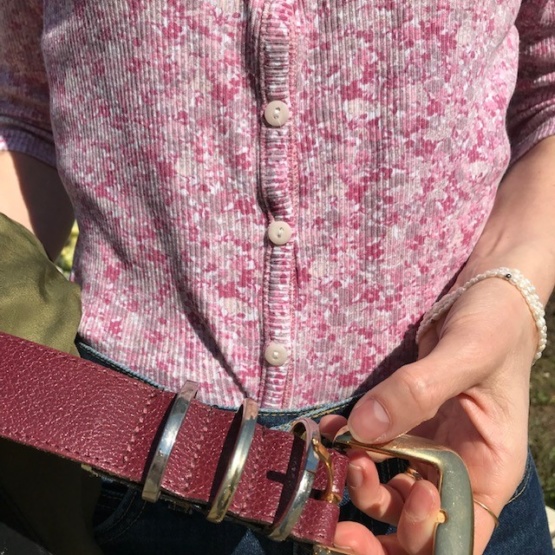 Ceinture cuir 74 cm - 89 cm – Image 2