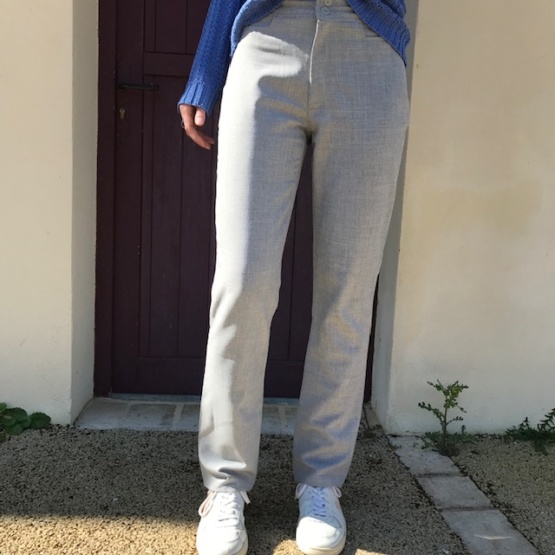 Pantalon gris T36