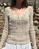 Top en crochet t36