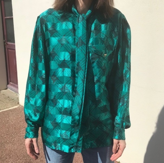 Blouse verte T40 – Image 3