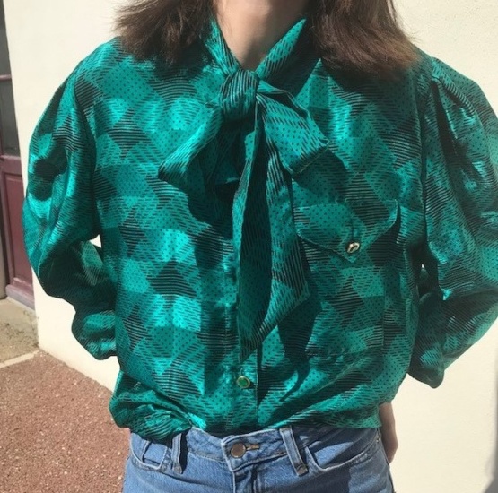 Blouse verte T40