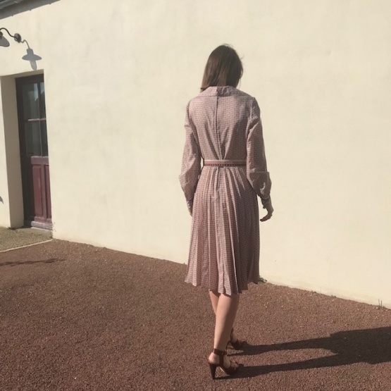 Robe midi plissée T 36 – Image 5