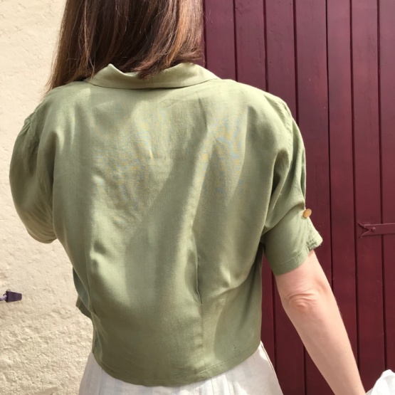 Veste / chemise kaki T 36 – Image 2