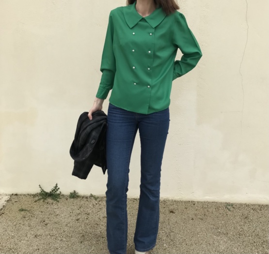 Chemise verte T 40 – Image 2
