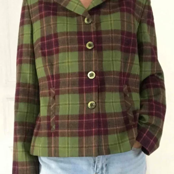 Veste à carreaux t 36 - 42