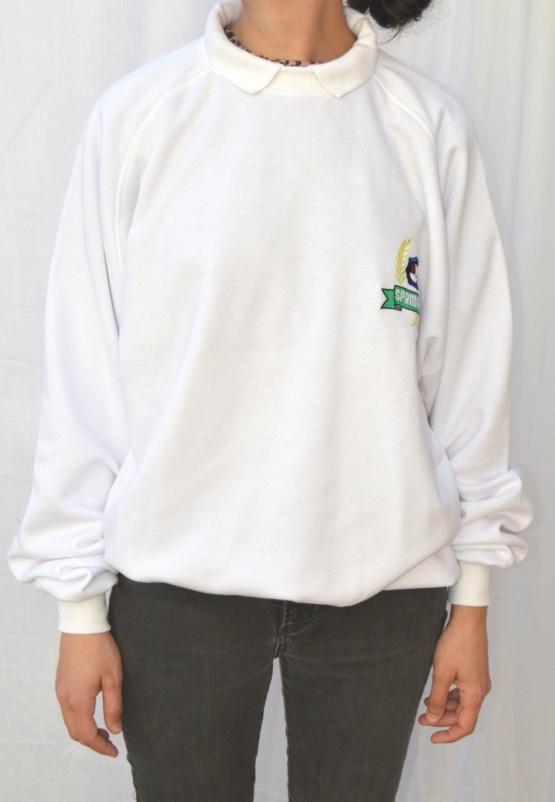 Sweat blanc T XL – Image 4