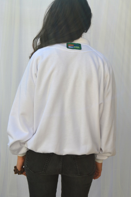 Sweat blanc T XL – Image 2