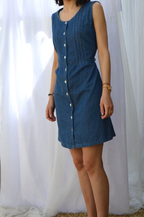 Robe denim jusqu'au 44