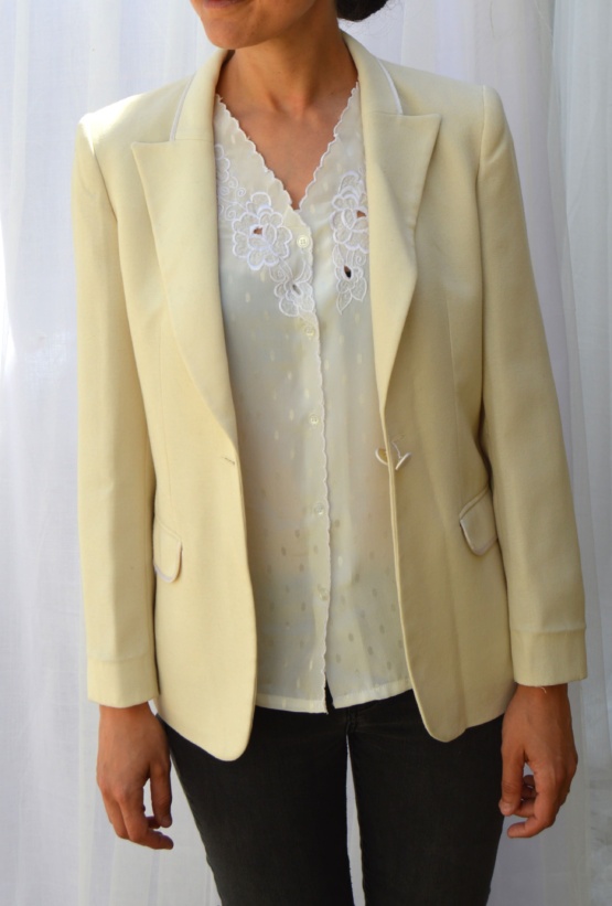 Veste blanc cassé T38