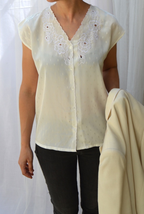 Top blanc t42