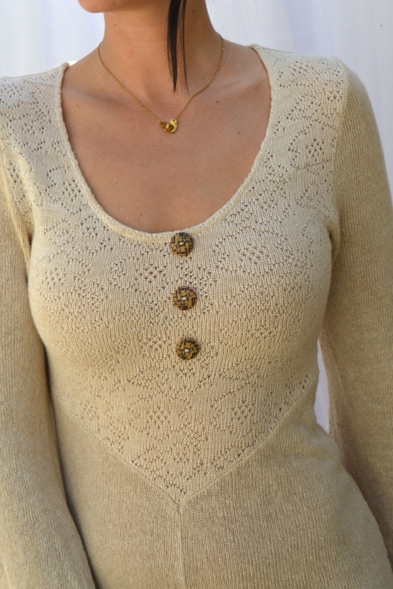 Robe beige t 36 – Image 2