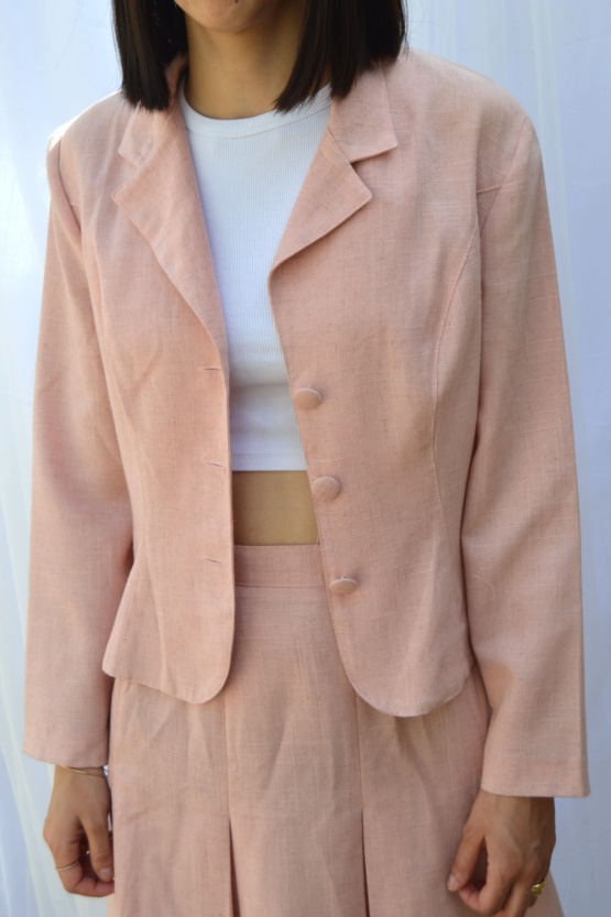Tailleur jupe rose t1 – Image 2